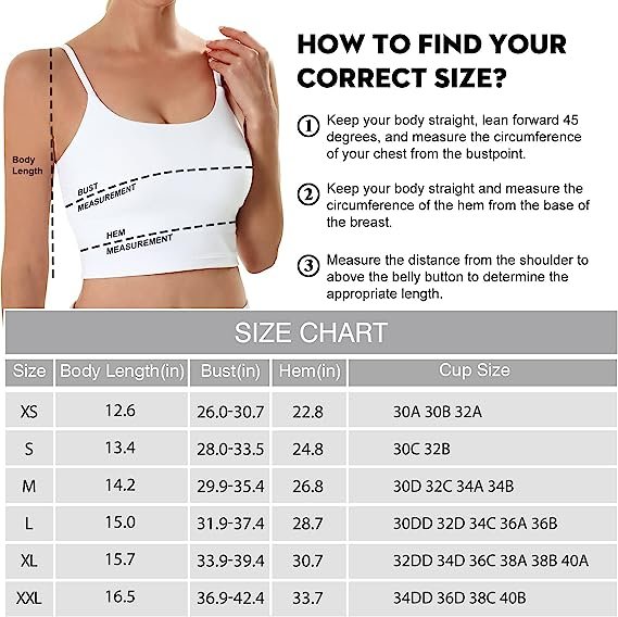 Sports Bras for Women Quick-Dry Padded Wirefree Workout Crop Cute Tank