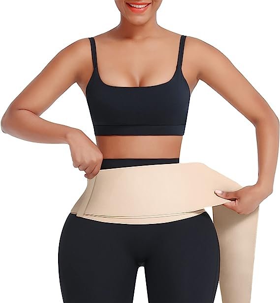 Waist Trainer Wrap for Women Tummy Control Waist Shaper with Loop