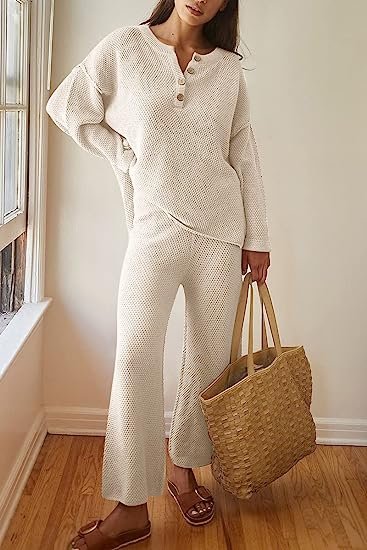 Trendy 2 Piece Oversized Casual Comfort Set Loungewear